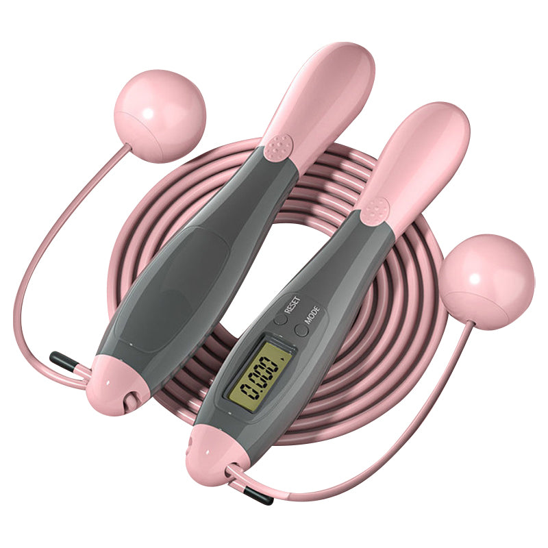 Dual Purpose Wired Cordless Electronic Skipping Rope Gym Fitness Intelligent Skipping Rope with LCD Screen (with Cordless Ball) Dual Purpose Wired Cordless Electronic Skipping Rope Gym Fitness Intelligent Skipping Rope with LCD Screen (with Cordless Ball)